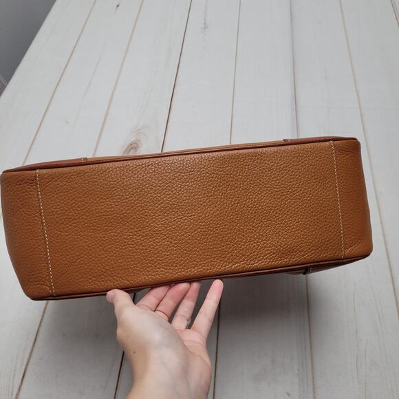 Dooney and Bourke Harrison hobo shoulder bag Brown leather crescent - Picture 10 of 10